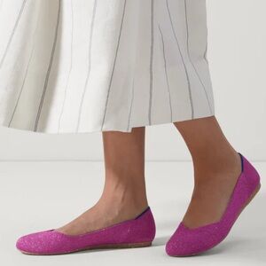 Rothy's ~
LIMITED EDITION~
Bloom Metallic Flat